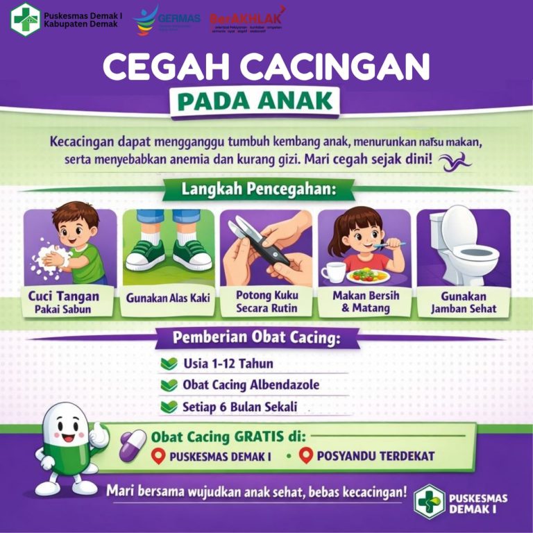 Cegah Kecacingan pada Anak, Orang Tua Diminta Tingkatkan Kebersihan dan Pola Hidup Sehat